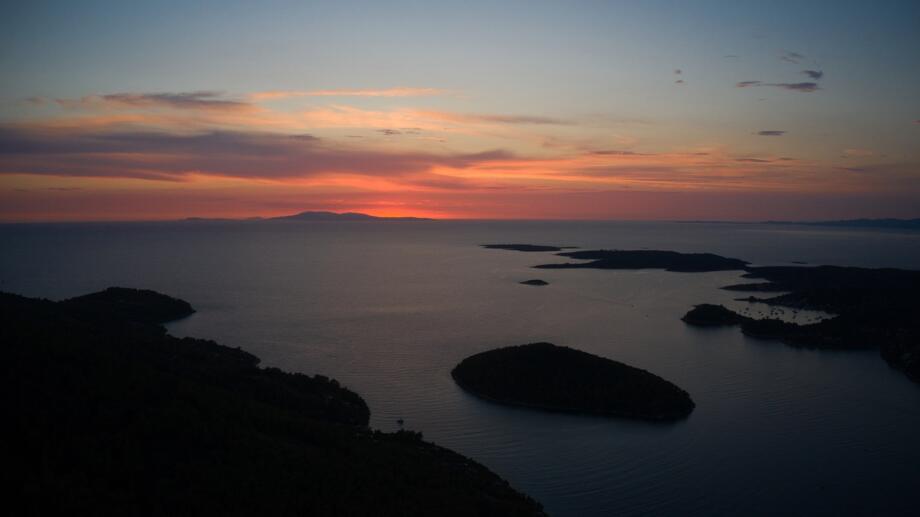 Sunset in South Dalmatia