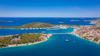 rogoznica-town-aerial