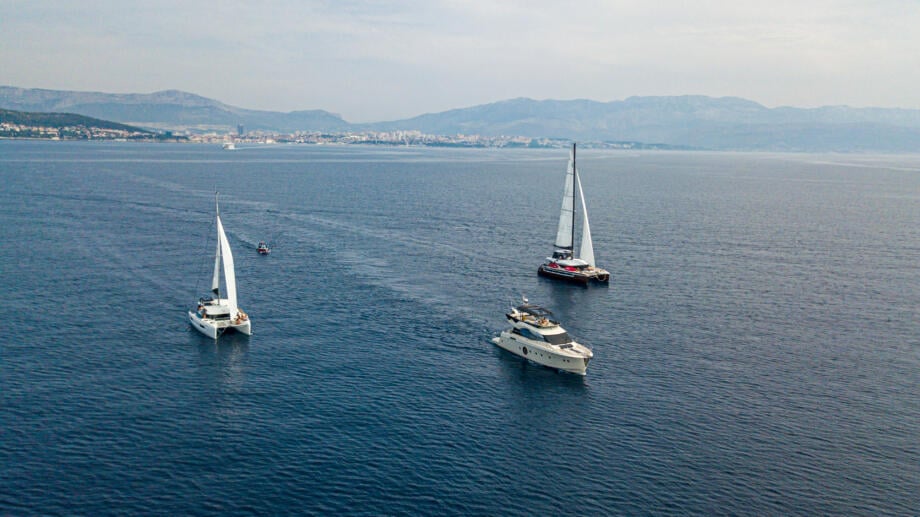 Yachts from our Yacht Charter Management Program Croatia - Lagoon catamarans and motorboats