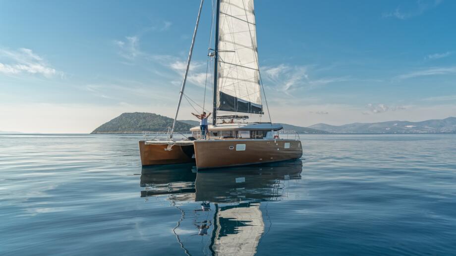 Romantic sailing aboard Lagoon 450 S catamaran