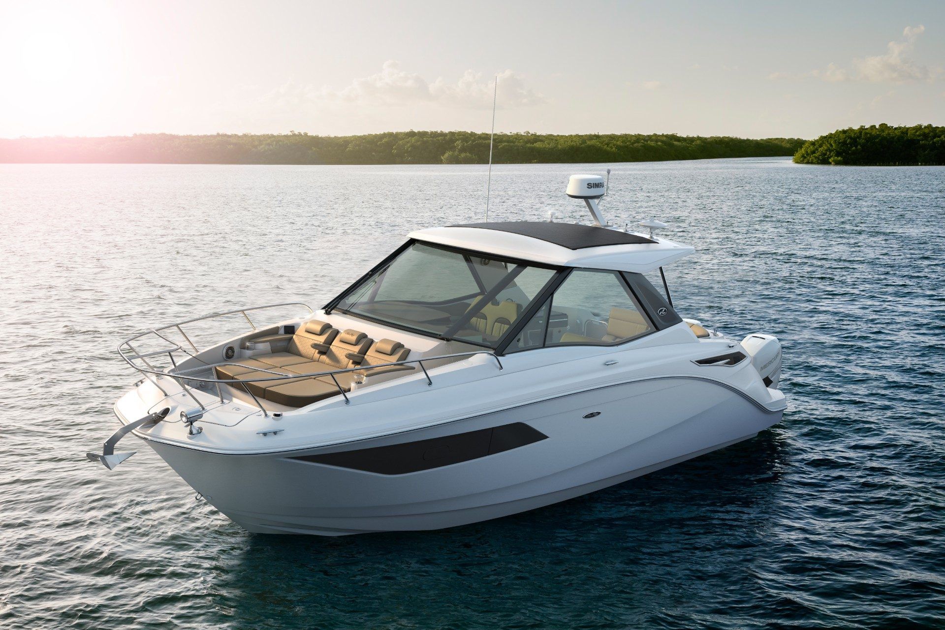 Sea-Ray-Sundancer-320-OB-anchored