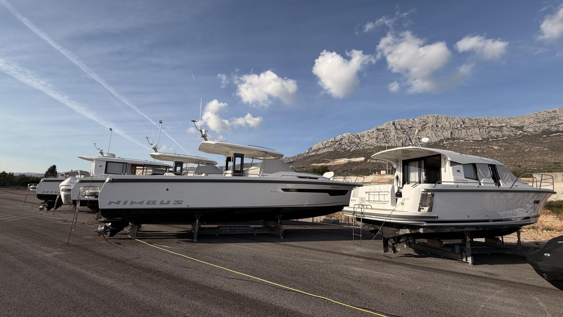 Dry dock marina Kastela near Split Croatia